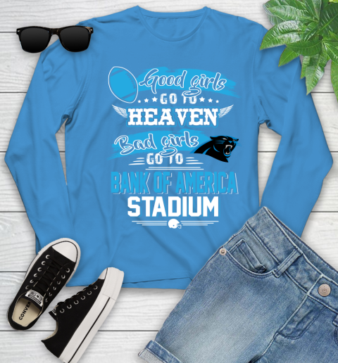 Carolina Panthers NFL Bad Girls Go To Bank of America Stadium Shirt Youth Long Sleeve 8