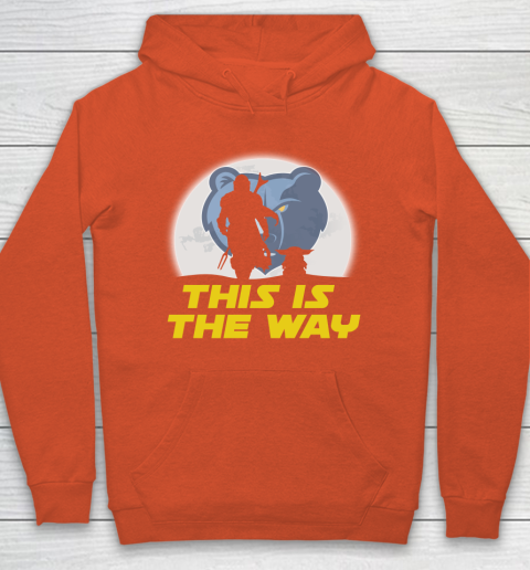 Memphis Grizzlies NBA Basketball Star Wars Yoda And Mandalorian This Is The Way Hoodie 3