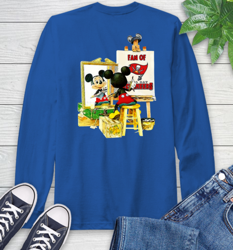 NFL Football Tampa Bay Buccaneers Mickey Drawing Shirt 64