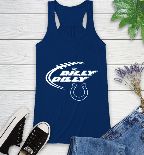 NFL Indianapolis Colts Dilly Dilly Football Sports Racerback Tank 9