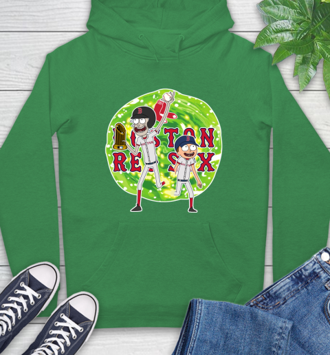 MLB Boston Red Sox Rick And Morty Commissioner's Trophy Baseball Sports Hoodie 8