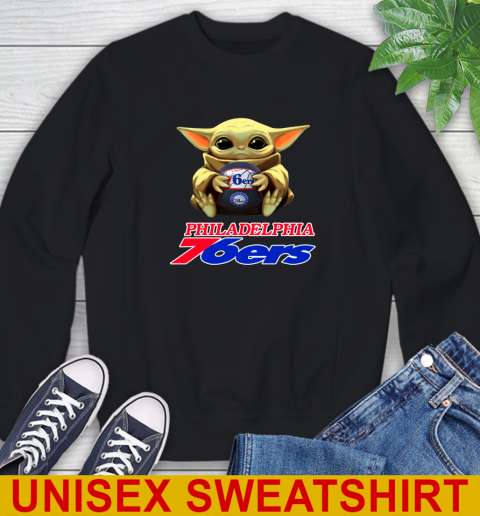 NBA Basketball Philadelphia 76ers Star Wars Baby Yoda Shirt 26