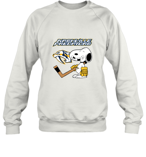 Nashville Predators Ice Hockey Broken Teeth Snoopy NHL Sweatshirt