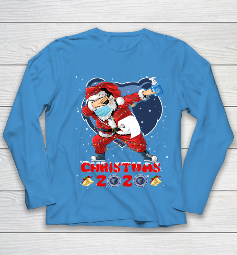 Memphis Grizzlies Funny Santa Claus Dabbing Christmas 2020 NBA Youth Long Sleeve 5