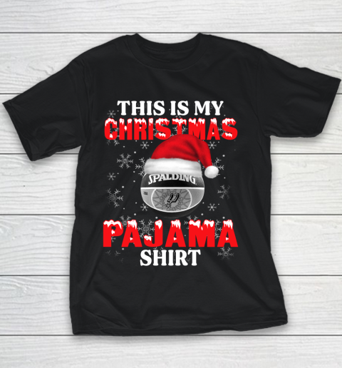 San Antonio Spurs This Is My Christmas Pajama Shirt NBA Youth T-Shirt