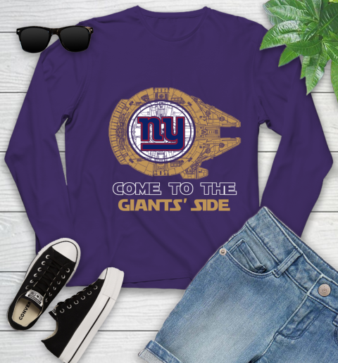 NFL Come To The New York Giants Wars Football Sports Youth Long Sleeve 4