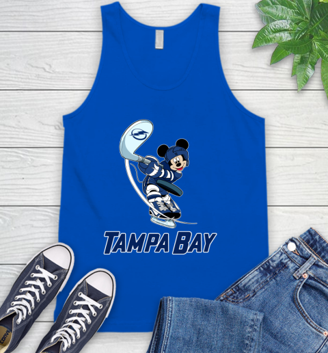 NHL Hockey Tampa Bay Lightning Cheerful Mickey Mouse Shirt Tank Top 5