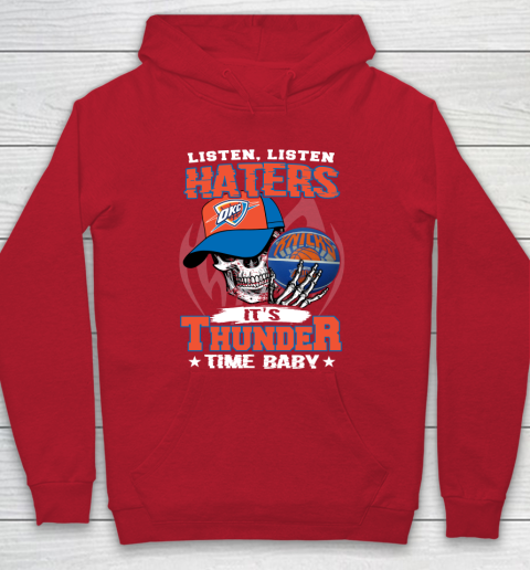 Listen Haters It is THUNGDER Time Baby NBA Hoodie 7