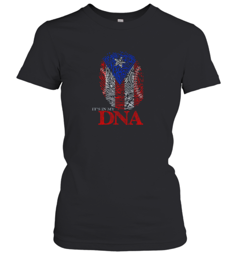 Puerto Rico Baseball DNA Shirt PR Boricua Flag Borinquen Women's T-Shirt