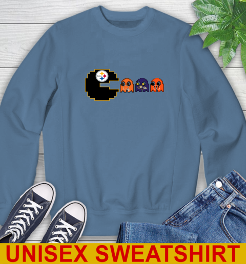 Pittsburgh Steelers NFL Football Pac Man Champion Sweatshirt 8