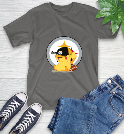 NFL Pikachu Football Sports Pittsburgh Steelers T-Shirt 9