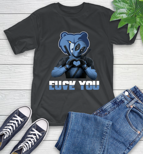 NBA Memphis Grizzlies Deadpool Love You Fuck You Basketball Sports T-Shirt