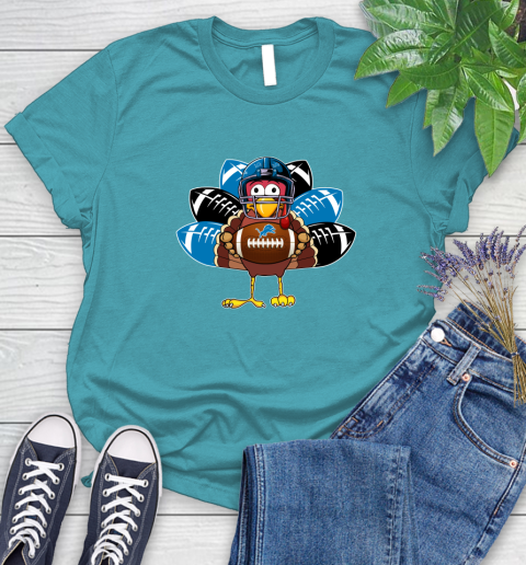 Detroit Lions Turkey Thanksgiving Day Women's T-Shirt 12
