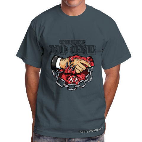 Air Jordan 1 OFF White Chicago Matching Sneaker Tshirt Trust No One Eye Red and White Jordan Tshirt