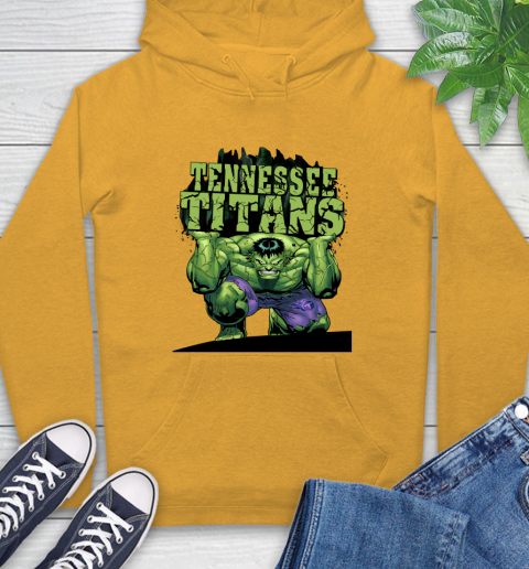 Tennessee Titans NFL Football Incredible Hulk Marvel Avengers Sports Hoodie 3