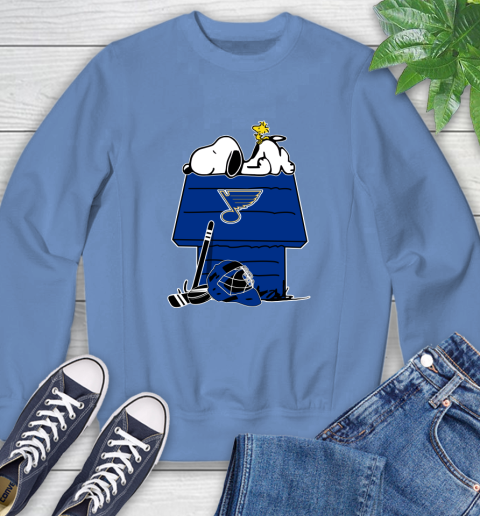 St.Louis Blues NHL Hockey Snoopy Woodstock The Peanuts Movie Sweatshirt 11