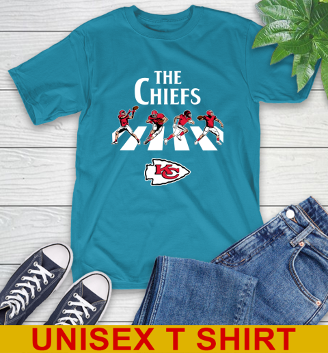 NFL Football Kansas City Chiefs The Beatles Rock Band Shirt T-Shirt 9