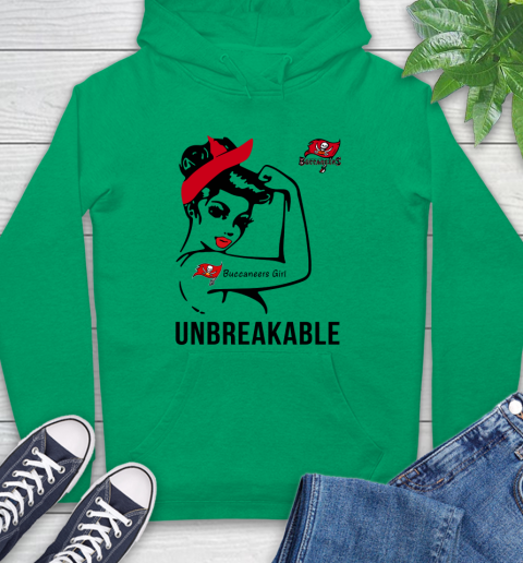 NFL Tampa Bay Buccaneers Girl Unbreakable Football Sports Hoodie 5
