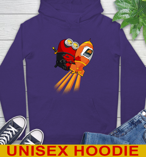 NBA Basketball Phoenix Suns Deadpool Minion Marvel Shirt Hoodie 5