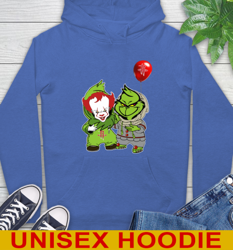 Houston Rockets Baby Pennywise Grinch Christmas NBA Basketball Hoodie 9