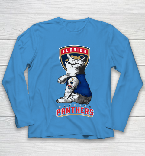 NHL My Cat Loves Florida Panthers Hockey Youth Long Sleeve 5
