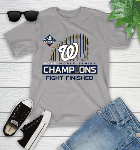 Finish The Fight Washington Nationals World Series Youth T-Shirt 4