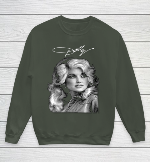 Dolly Parton Classic Vintage Signature Youth Sweatshirt 8