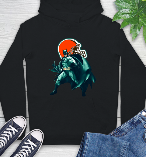 NFL Batman Football Sports Cleveland Browns Hoodie 2