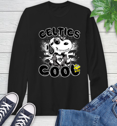 NBA Basketball Brooklyn Nets Cool Snoopy Shirt Long Sleeve T-Shirt