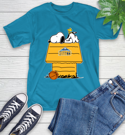 Denver Nuggets NBA Basketball Snoopy Woodstock The Peanuts Movie T-Shirt 8