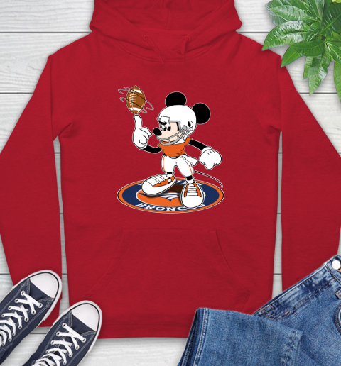 NFL Football Denver Broncos Cheerful Mickey Disney Shirt Hoodie 11