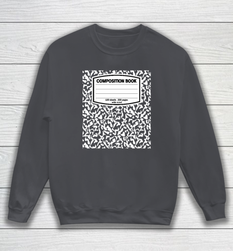 Composition Book Notebook Matching group Halloween Teacher Sweatshirt 3