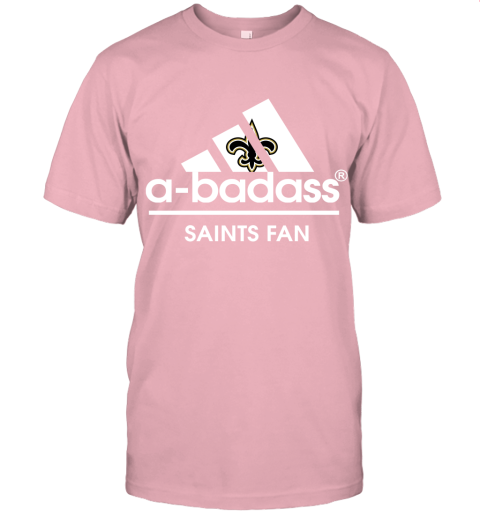 0sci a badass new orleans saints mashup adidas nfl jersey t shirt 60 front pink