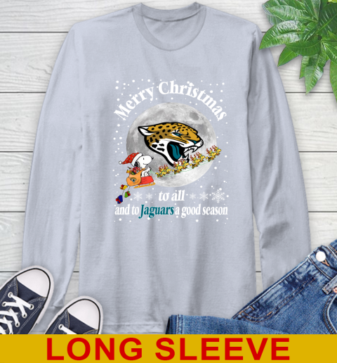 Jacksonville Jaguars Merry Christmas To All And To Jaguars A Good Season NFL Football Sports Long Sleeve T-Shirt 6