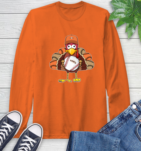 San Francisco Giants Turkey thanksgiving Long Sleeve T-Shirt 5
