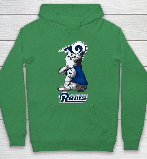 NFL Football My Cat Loves Los Angeles Rams Hoodie 5