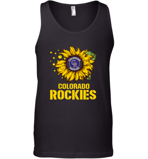 Colorado Rockiers Sunflower MLB Baseball Tank Top