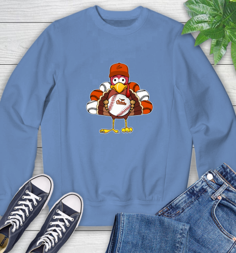 Baltimore Orioles Turkey thanksgiving Sweatshirt 11