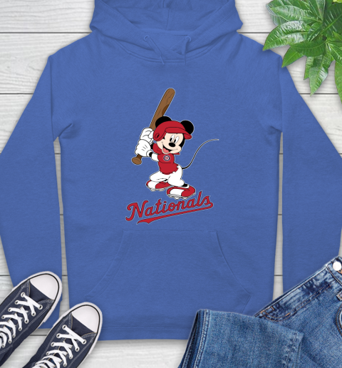MLB Baseball Washington Nationals Cheerful Mickey Mouse Shirt Hoodie 9