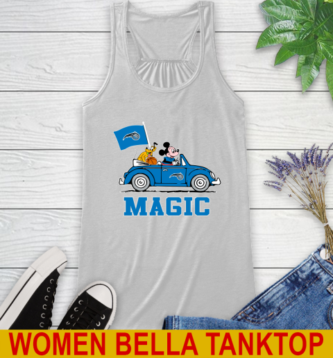 NBA Basketball Orlando Magic Pluto Mickey Driving Disney Shirt Racerback Tank