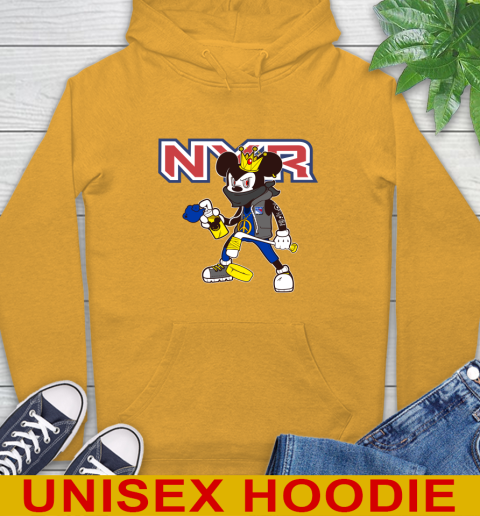 New York Rangers NHL Hockey Mickey Peace Sign Sports Hoodie 3