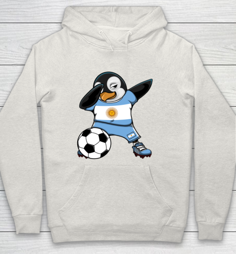 Dabbing Penguin Argentina Soccer Fans Jersey Football Lovers Hoodie 8