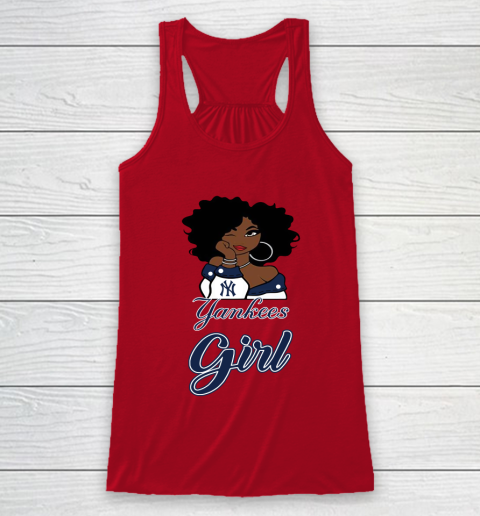 New York Yankeess Girl MLB Racerback Tank 5