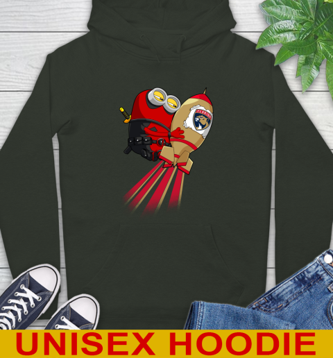 NHL Hockey Florida Panthers Deadpool Minion Marvel Shirt Hoodie 12
