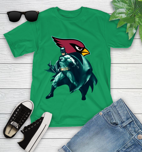 NFL Batman Football Sports Arizona Cardinals Youth T-Shirt 6