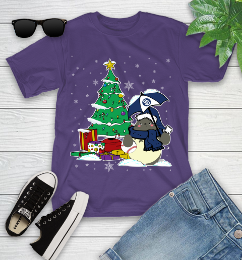 San Diego Padres MLB Baseball Cute Tonari No Totoro Christmas Sports Youth T-Shirt 3