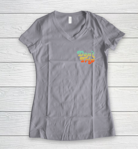 Dont Trip Vote Shirt - Harry Styles Vote (print in front and back) Women's V-Neck T-Shirt 2