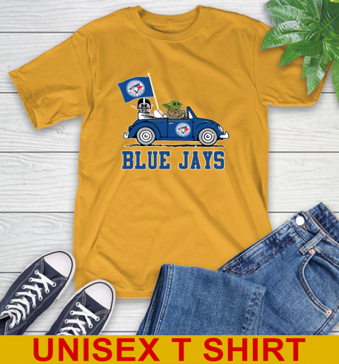 MLB Baseball Toronto Blue Jays Darth Vader Baby Yoda Driving Star Wars Shirt T-Shirt 3