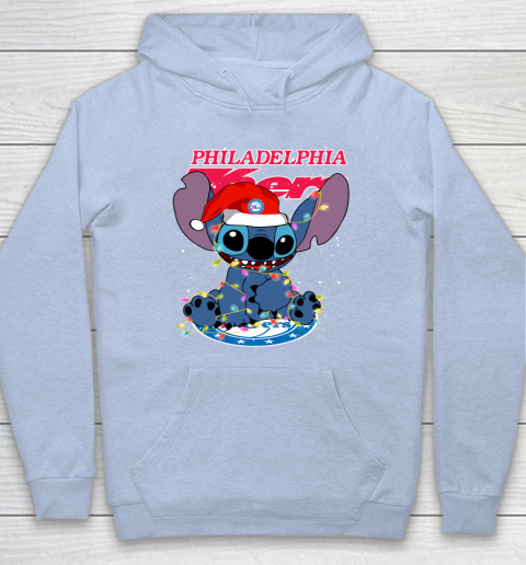 Philadelphia 76ers NBA noel stitch Basketball Christmas Hoodie 5