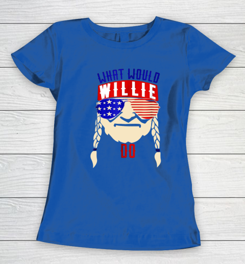 Willie Nelson shirt What would Willie do Women's T-Shirt 8